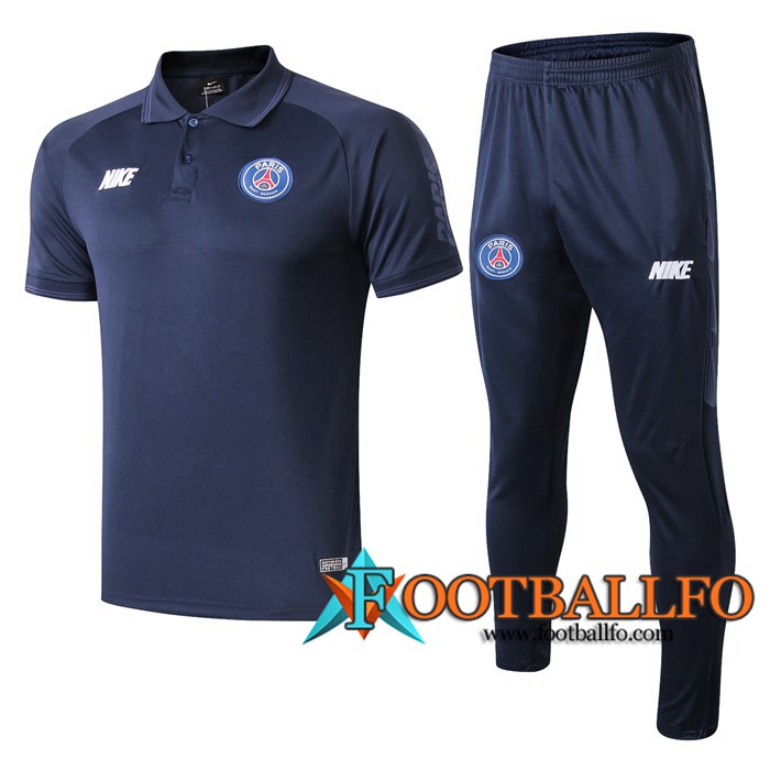 Polo Futbol Paris PSG NIKE + Pantalones Azul Oscuro 2019/2020