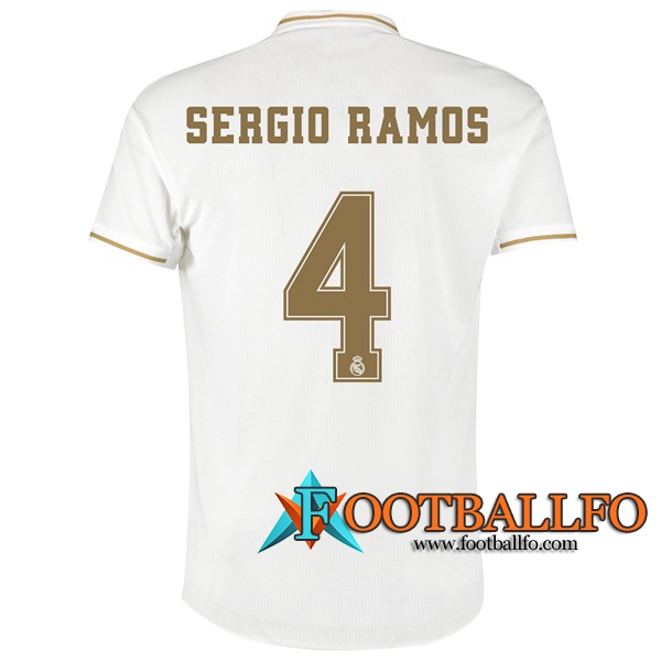 Camisetas Futbol Real Madrid (SERGIO RAMOS 4) Primera 2019/2020