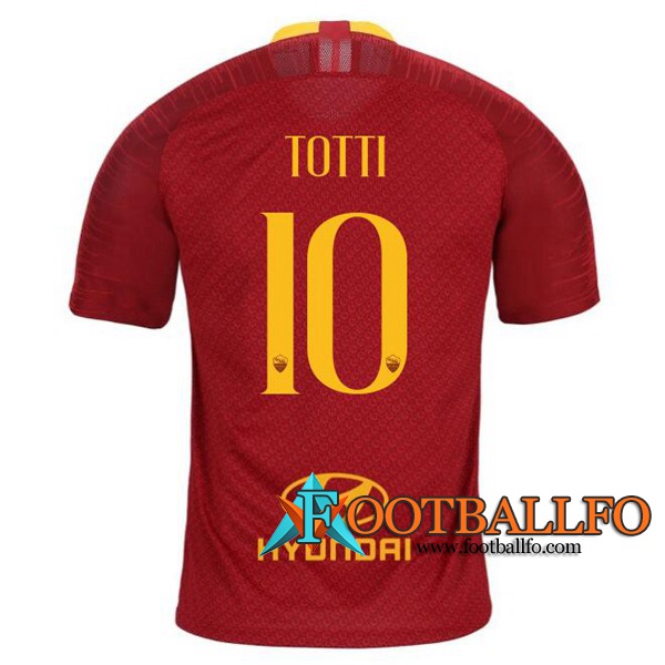 Camisetas Futbol AS Roma (TOTTI 10) Primera 2019/2020