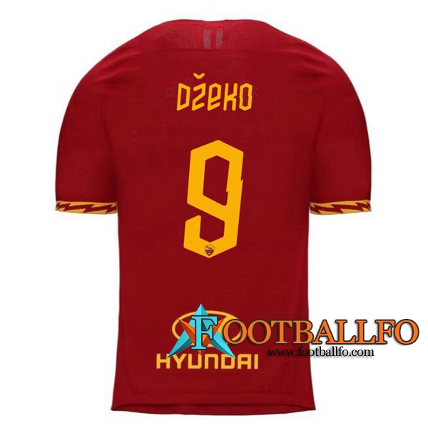 Camisetas Futbol AS Roma (DZEKO 9) Primera 2019/2020