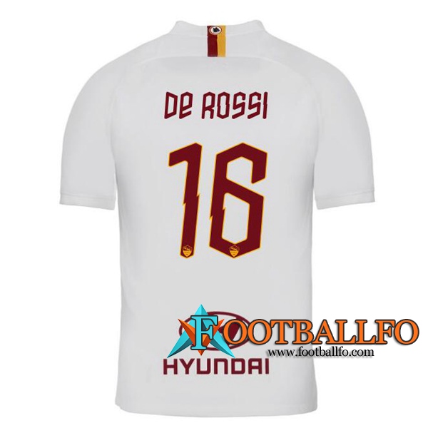 Camisetas Futbol AS Roma (DE ROSSI 16) Segunda 2019/2020
