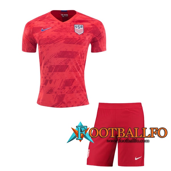Camisetas Futbol Estados Unidos Ninos Segunda 2019/2020