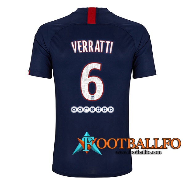 Camisetas Futbol PSG (VERRATTI 6) Primera 2019/2020