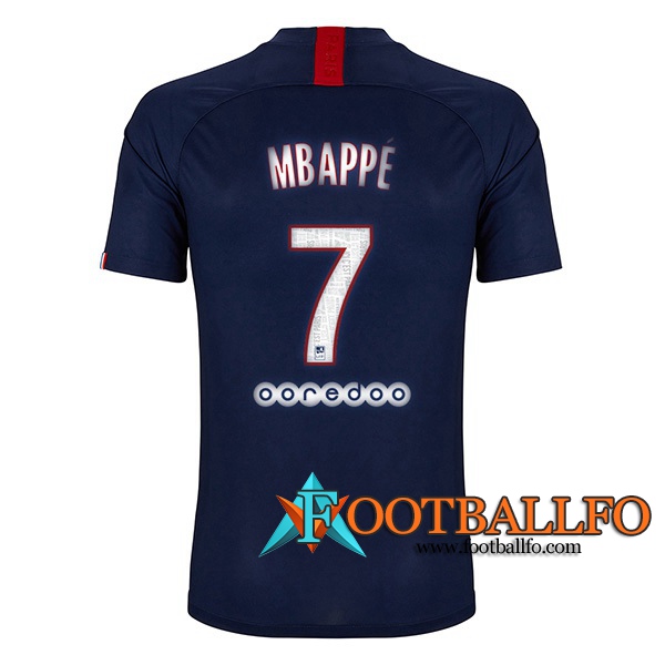 Camisetas Futbol PSG (MBAPPE 7) Primera 2019/2020