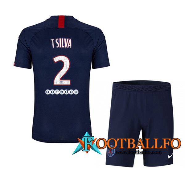 Camisetas Futbol PSG (T.SILVA 2) Ninos Primera 2019/2020