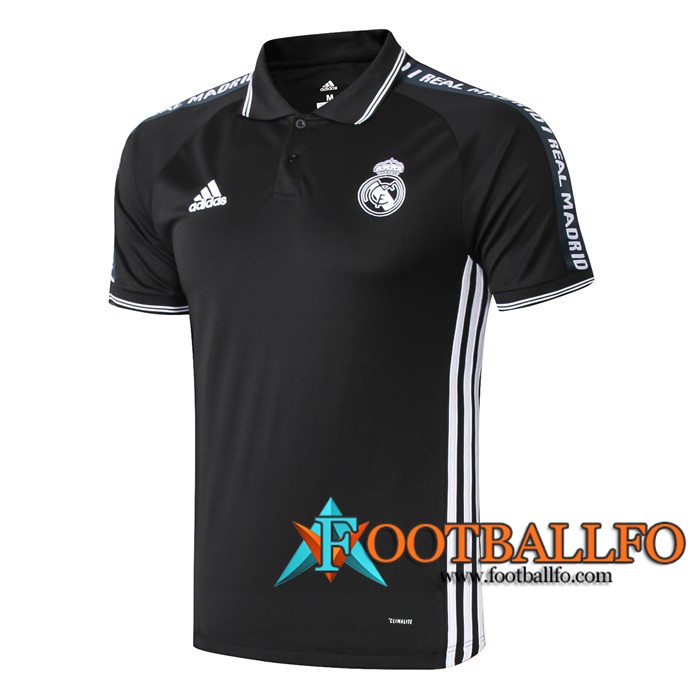 Polo Futbol Real Madrid Negro 2019/2020