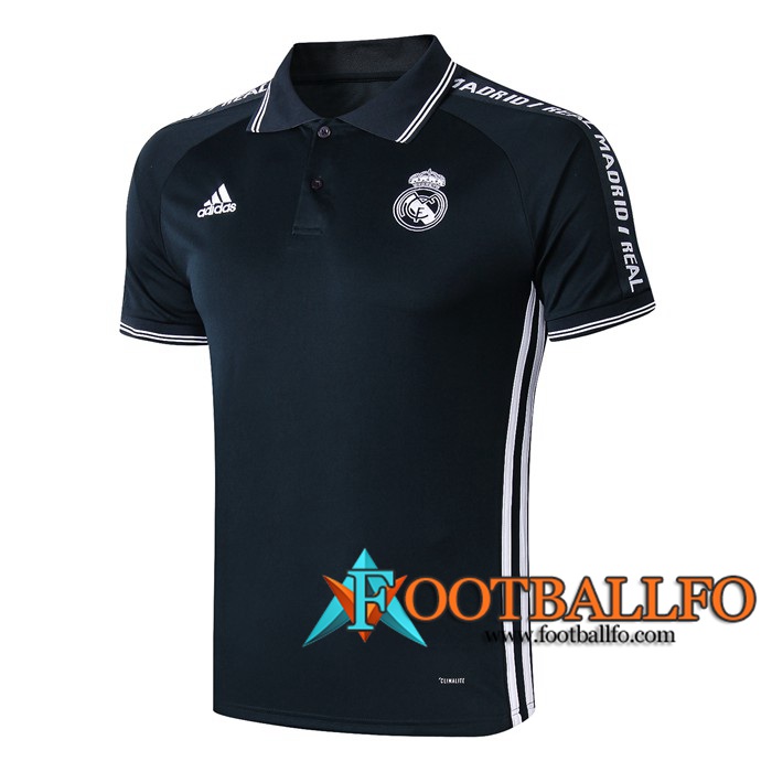 Polo Futbol Real Madrid Gris Oscuro 2019/2020