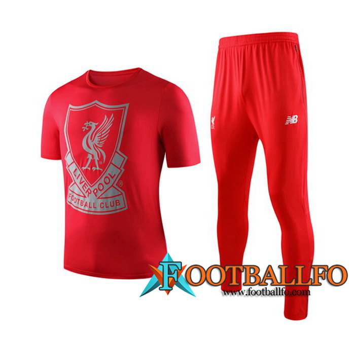 Camiseta Entrenamiento Liverpool + Pantalones Roja 2019/2020