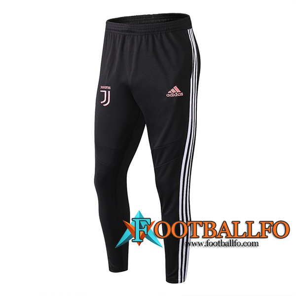 Pantalones Futbol Juventus Negro Blanco 2019/2020