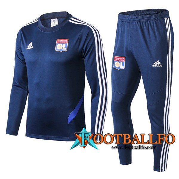Chaqueta Futbol + Pantalones Lyon OL Azul 2019/2020