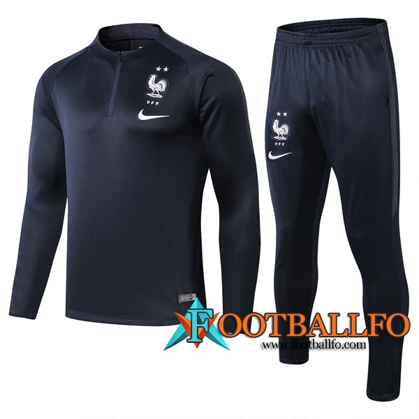 Chaqueta Futbol + Pantalones Francia Azul Oscuro 2019/2020