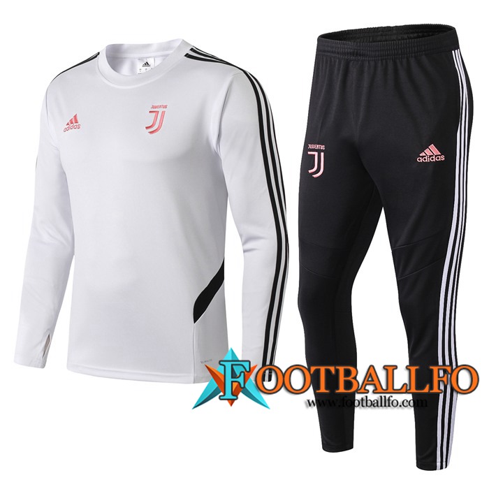 Chandal Futbol + Pantalones Juventus Blanco Negro 2019/2020