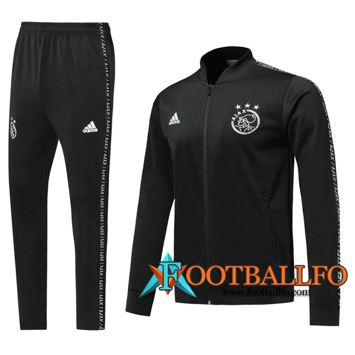 Chandal Futbol - Chaqueta + Pantalones AFC Ajax Negro 2019/2020