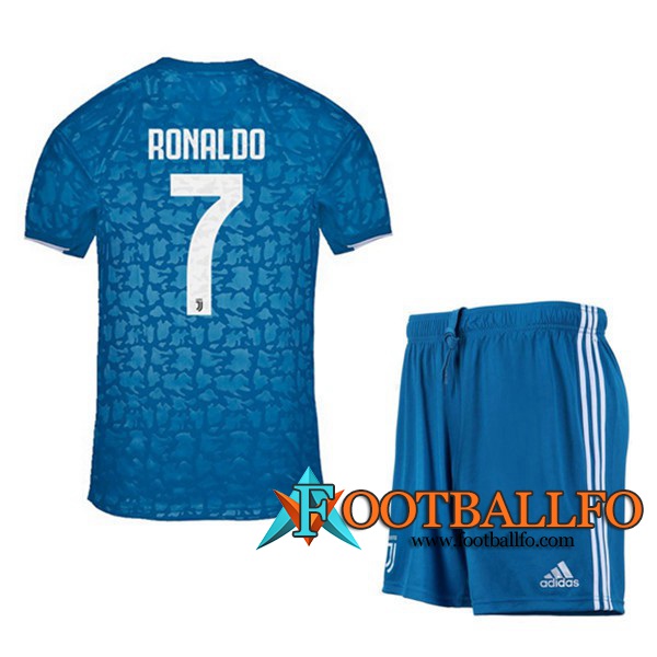 Camisetas Futbol Juventus (RONALDO 7) Ninos Tercera 2019/2020