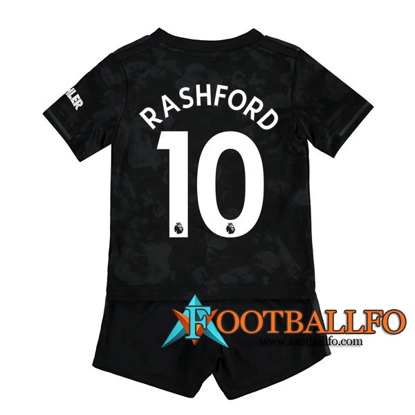 Camisetas Futbol Manchester United (Rashford 10) Ninos Tercera 2019/2020