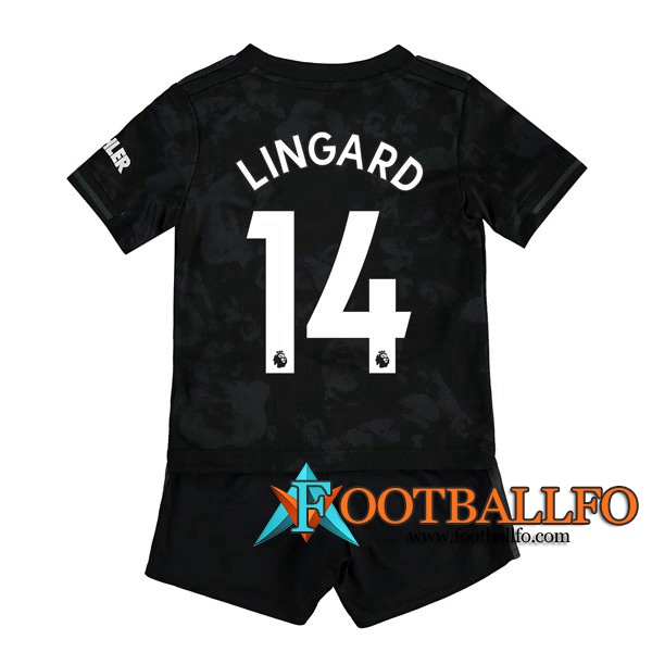 Camisetas Futbol Manchester United (Lingard 14) Ninos Tercera 2019/2020