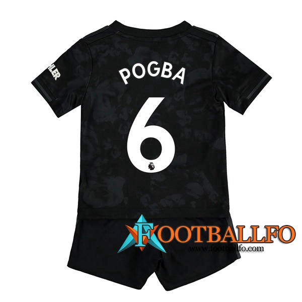 Camisetas Futbol Manchester United (POGBA 6) Ninos Tercera 2019/2020