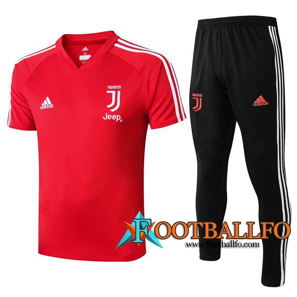 Camiseta Entrenamiento Juventus + Pantalones Roja 2019/2020