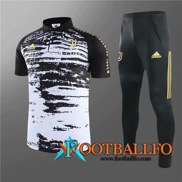 Camiseta Polo Juventus + Pantalones Blanca/Negro 2020/2021