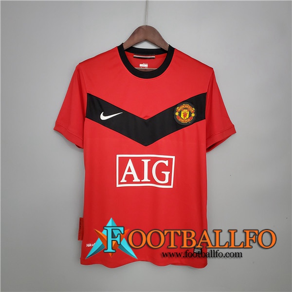 Camiseta Futbol Manchester United Retro Titular 2009/2010