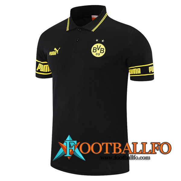 Camiseta Polo Futbol Dortmund BVB Negro 2021/2022
