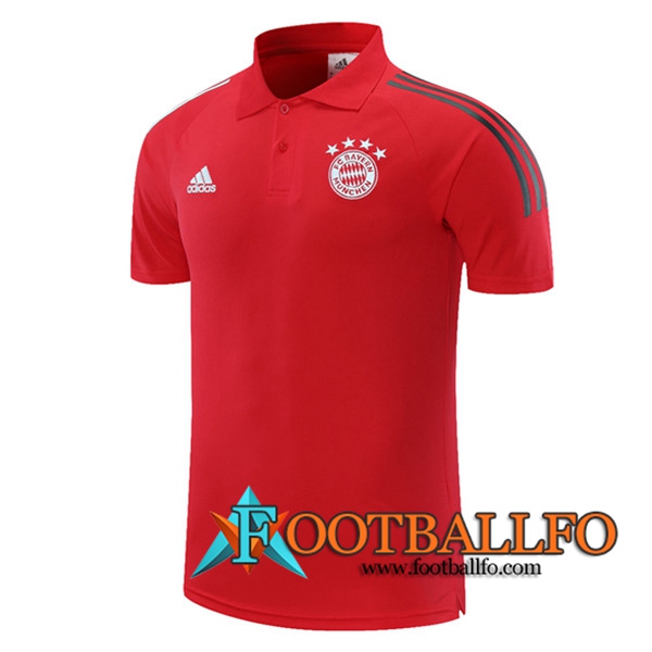 Camiseta Polo Futbol Bayern Munich Negro 2021/2022