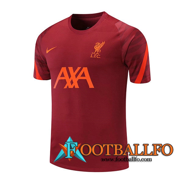 Camiseta Entrenamiento FC Liverpool Rojo 2021/2022