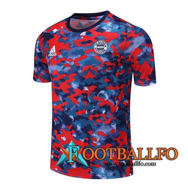 Camiseta Entrenamiento FC Bayern Munich Rojo/Azul 2021/2022