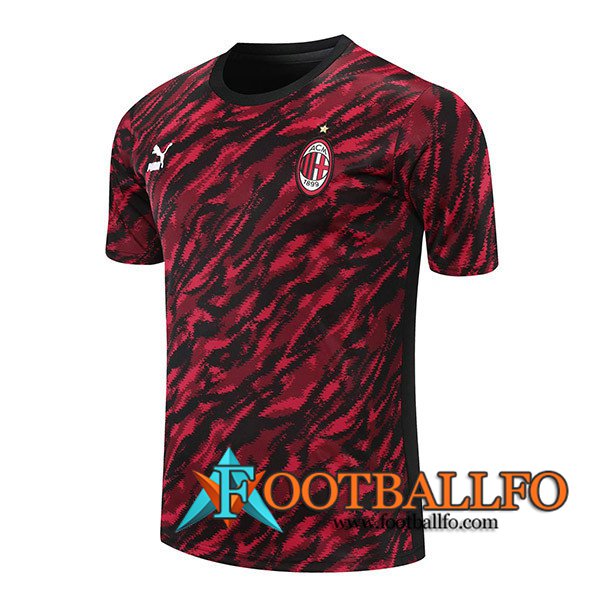 Camiseta Entrenamiento AC Milan Rojo/Negro 2021/2022