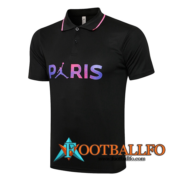 Camiseta Polo Jordan PSG Negro Classic 2021/2022