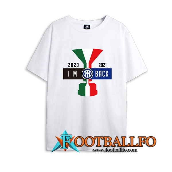 Camiseta Entrenamiento Inter IM Scudetto Bianca 2020/2021