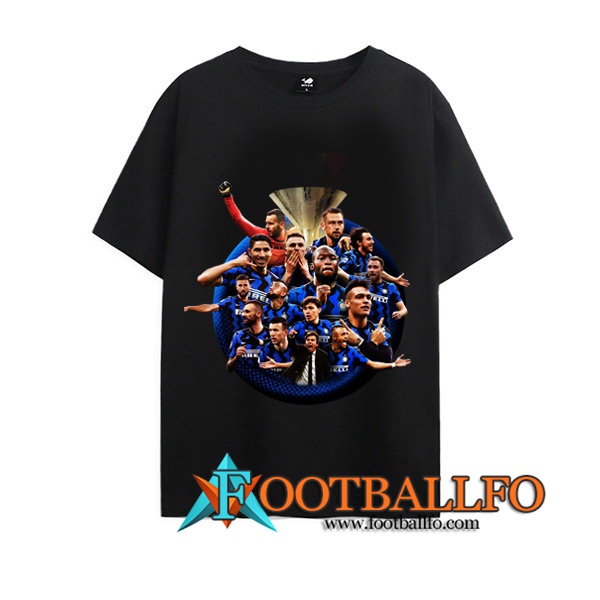Camiseta Entrenamiento Inter Milan Serie A Scudetto Negro 2021