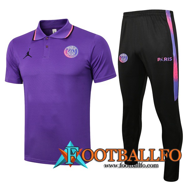 Camiseta Entrenamiento Jordan PSG + Pantalones Violeta 2021/2022