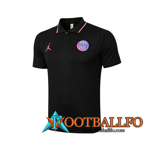 Camiseta Polo Jordan PSG Negro 2021/2022