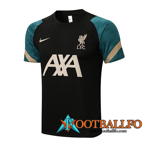 Camiseta Entrenamiento FC Liverpool Negro 2021/2022