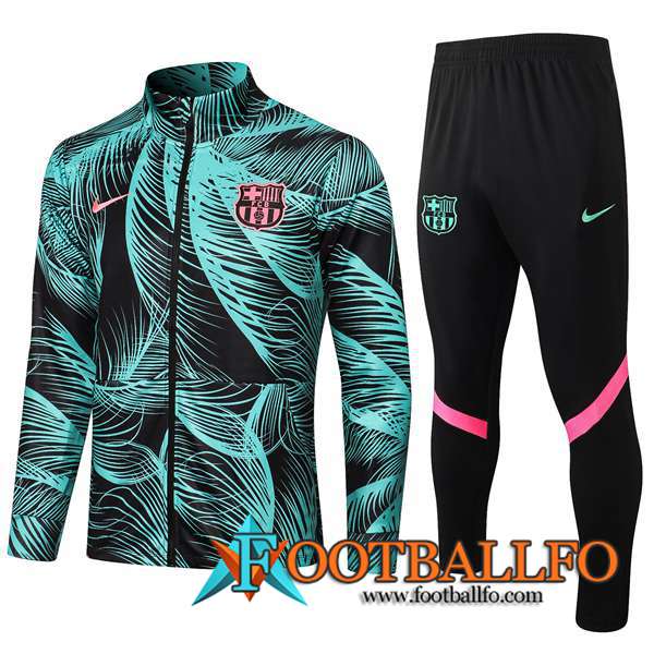 Modelos De Chandal Equipos De Futbol - Chaqueta FC Barcelona Verde 2021/2022