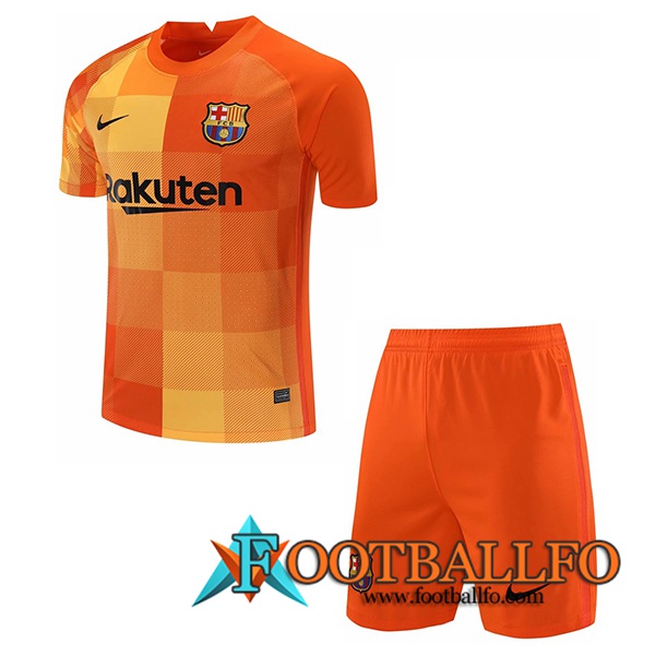 Camiseta Futbol FC Barcelona Niños Portero 2021/2022