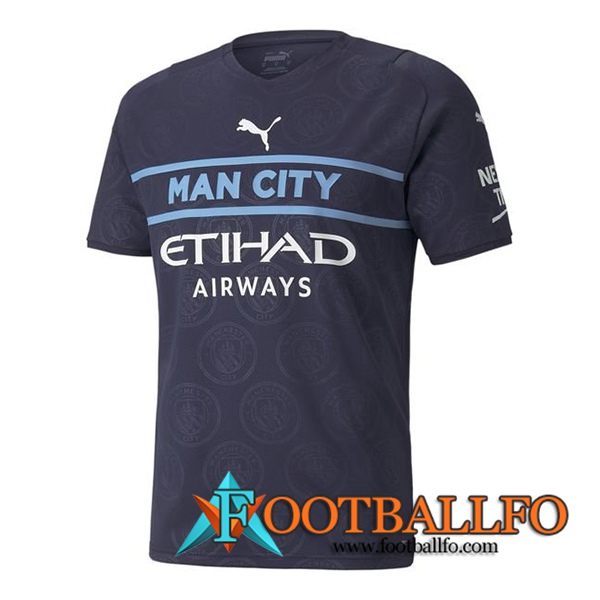 Camiseta Futbol Manchester City Tercero 2021/2022