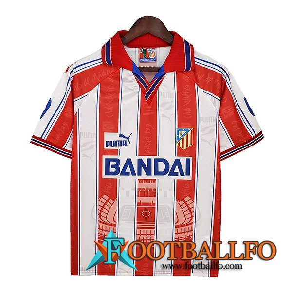 Camiseta Futbol Atletico Madrid Retro Titular 1996/1997