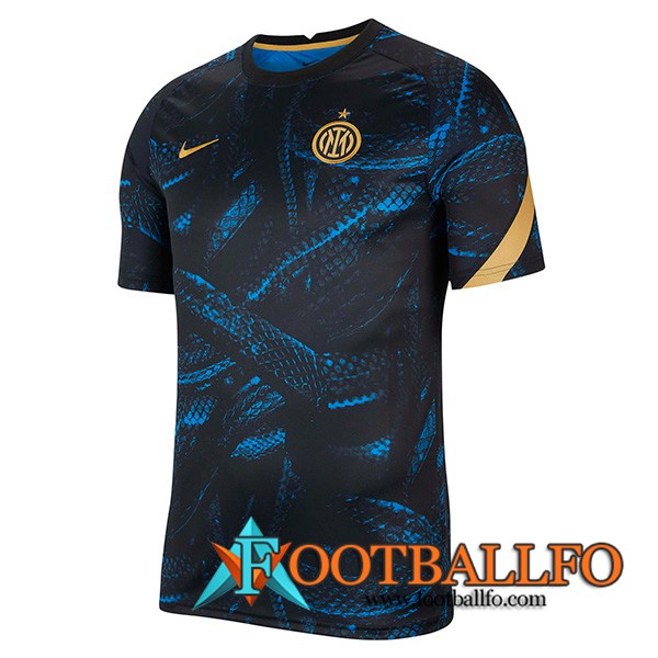Camiseta Entrenamiento Inter Milan Negro/Azul 2021/2022
