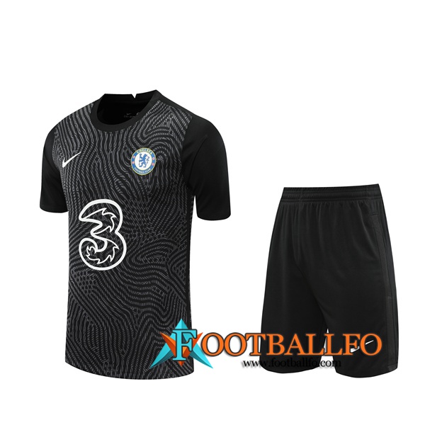Camisetas Futbol FC Chelsea Portero Negro 2020/2021