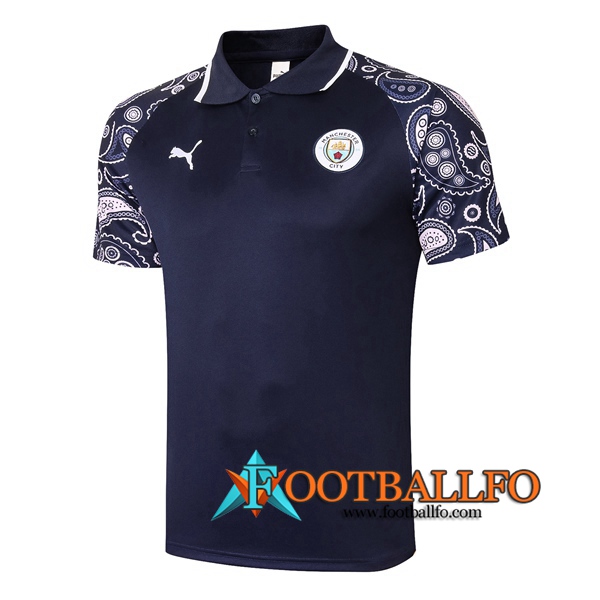 Polo Futbol Manchester City Azul Royal 2020/2021
