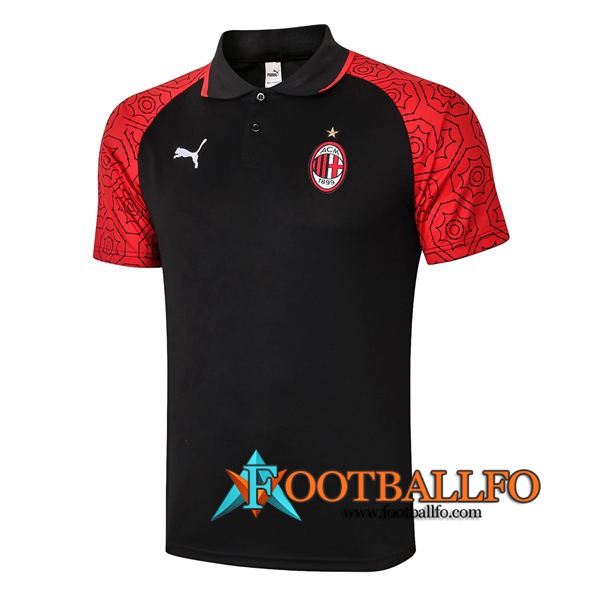 Polo Futbol Milan AC Roja 2020/2021