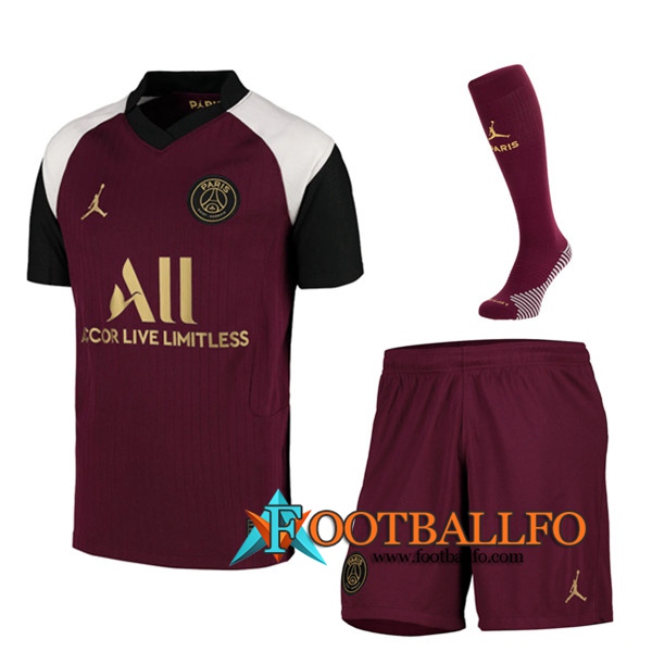 Traje Camisetas Futbol PSG Tercera (Cortos+Calcetines) 2020/2021