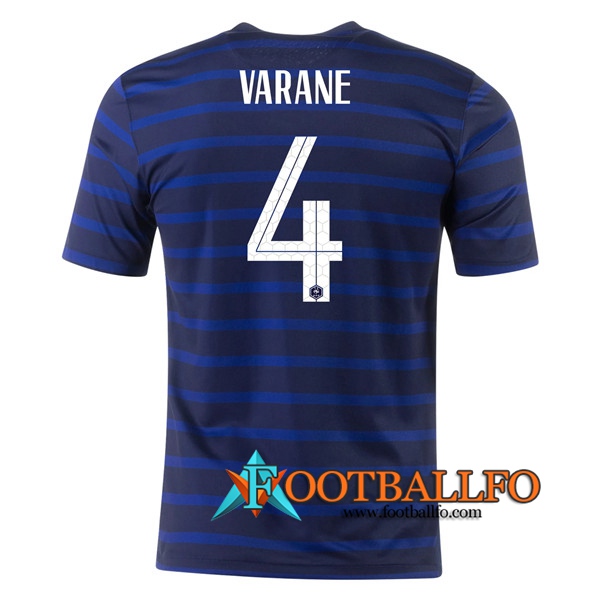 Camisetas Futbol Francia (Varane 4) Primera 2020/2021