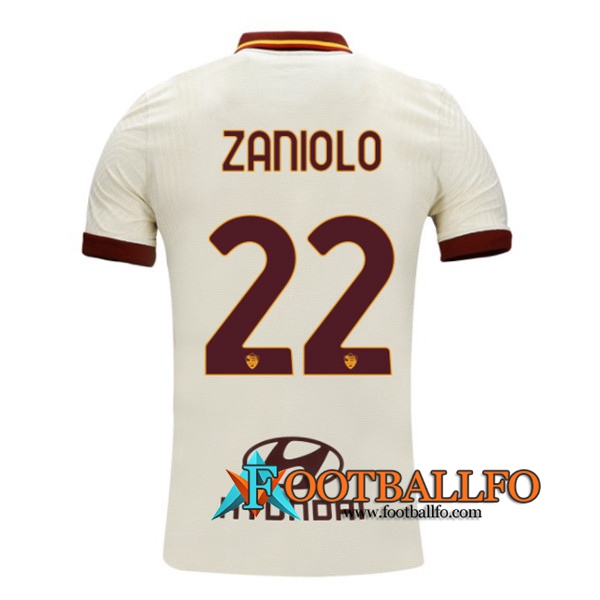 Camisetas Futbol AS Roma (ZANIOLO 22) Segunda 2020/2021