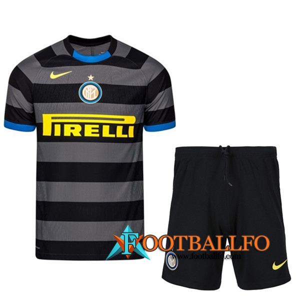 Traje Camisetas Futbol Inter Milan Tercera + Cortos 2020/2021
