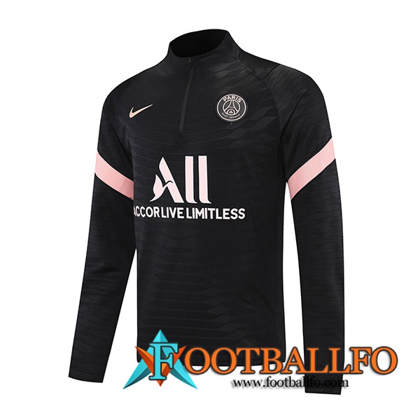 Sudadera De Entrenamiento Jordan PSG Rosa/Negro 2021/2022