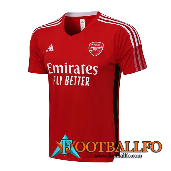 Camiseta Entrenamiento FC Arsenal Rojo/Blanca 2021/2022