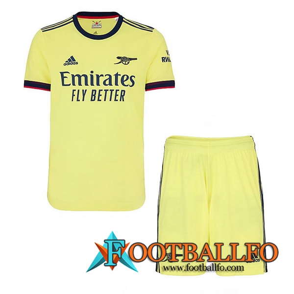 Traje Camiseta Futbol FC Arsenal Alternativo + Cortos 2021/2022